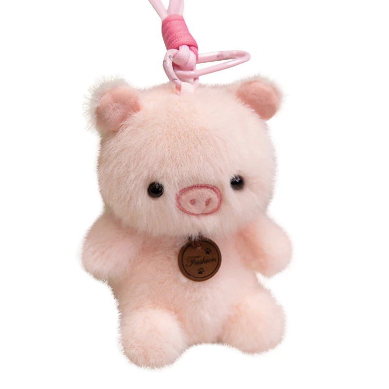 Soft Plush Cute Animal Pendant Dolls - Panda Fox Sloth Cat Dinosaur Bunny Capybara Pig Stuffed Toys for Children Gifts