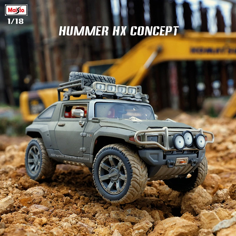 

Maisto 1:18 New Hummer HX concept H2 H1 alloy car model simulation car decoration collection gift toy Die casting model boy toy