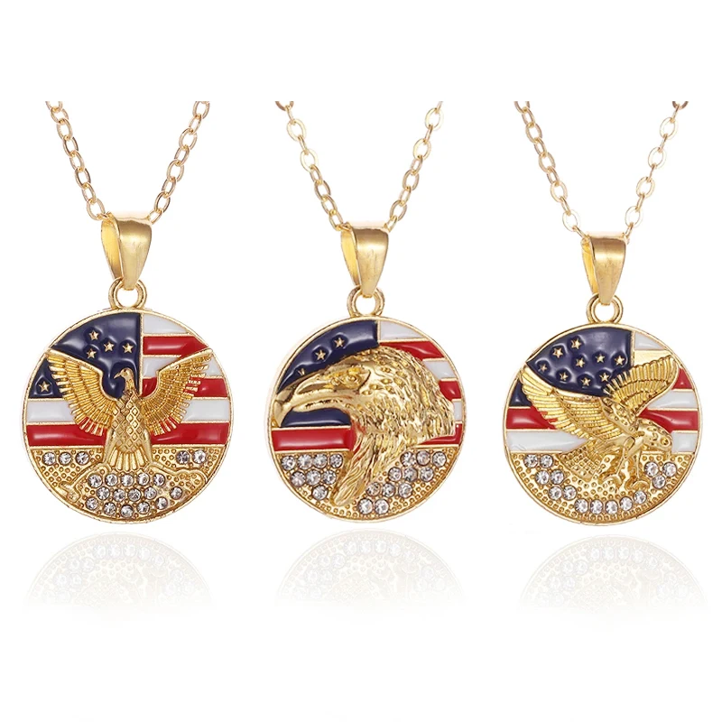 

Hip Hop Punk Gold Vulture Pendant Necklace Women's Personality Charm Street Party Jewelry