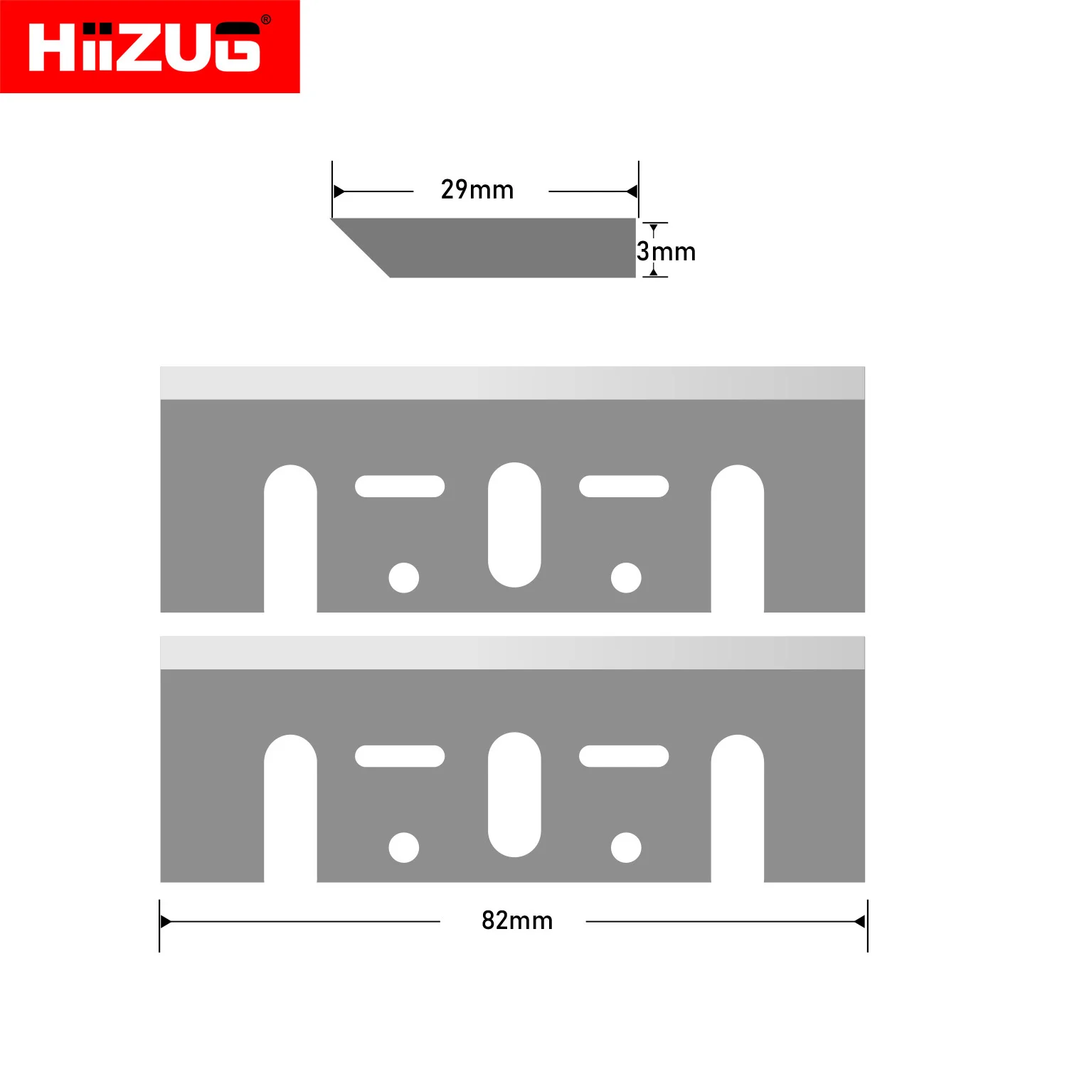 82x29x3mm TCT Portable Planer Blade for DeWalt D26676 DW680 Makita 1900B HITACHI F20 Bosch PA1204 Ryobi HL-82 Handheld Planer 3
