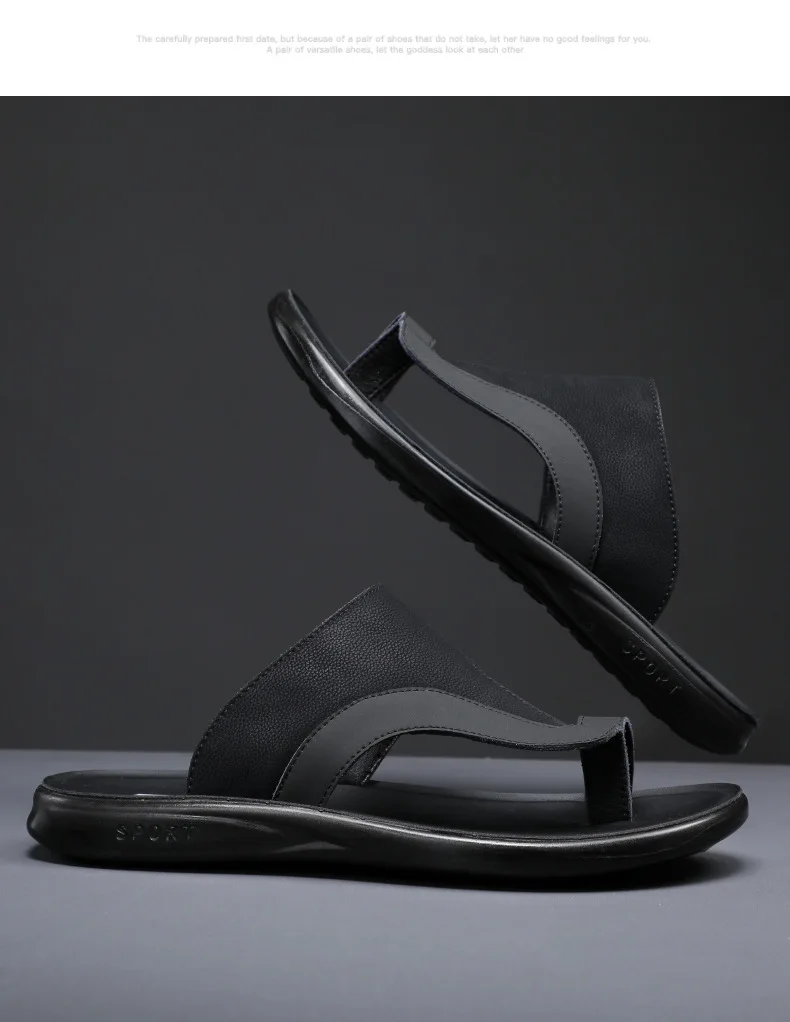 【MODERNIF】Leo daily slippers Men's Slippers 2025 New Fashion Sandals Summer Outwear