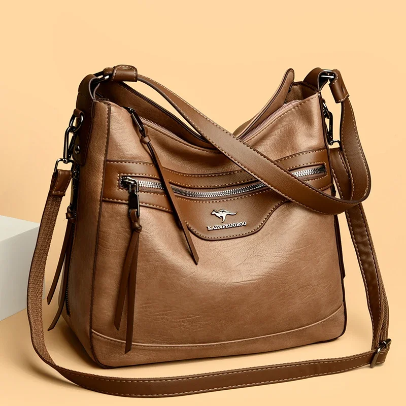 Borse a tracolla ad alta capacità borsa a tracolla grande di alta qualità borsa a tracolla di design di lusso Messenger Sac Casual Tote Bags Sac - immagine 3