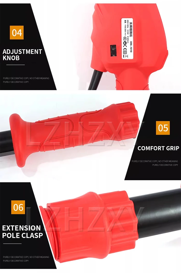 Handheld Wall Sander Ceiling/Wall/Floor Rough Planer 180° Flexible Shaft Concret