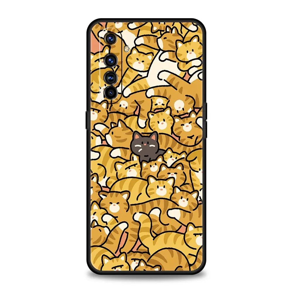 Cat-Printed Phone Case Cover with Enhanced Durability