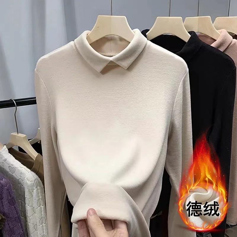 

Новые женские холодные Топы с коротким высоким воротником, Топ с длинным рукавом, повседневные облегающие футболки, женская повседневная юбка T307