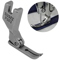 Pied-de-biche à fermeture éclair pour Singer Brother Juki, accessoires de Machine à coudre industrielle à point noué, 4 pièces/ensemble # P363+S518N+P36N+P36LN 5