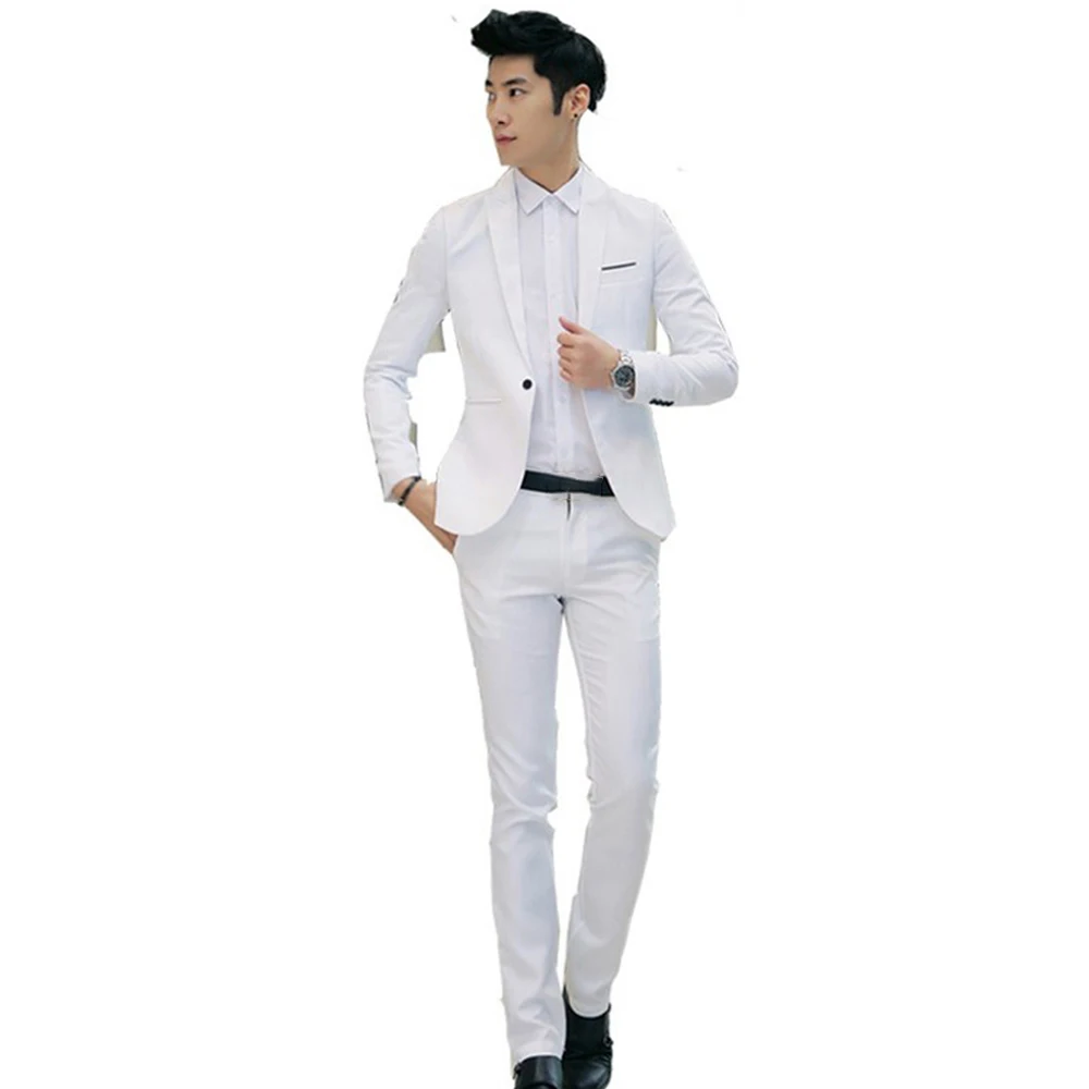 Mens Formal Slim Business Suit Tuxedos Blazer Jacket Coat Pants for Party Wedding TagSize M~2XL Polyester Fabric and Functional formal suit,business men clothing