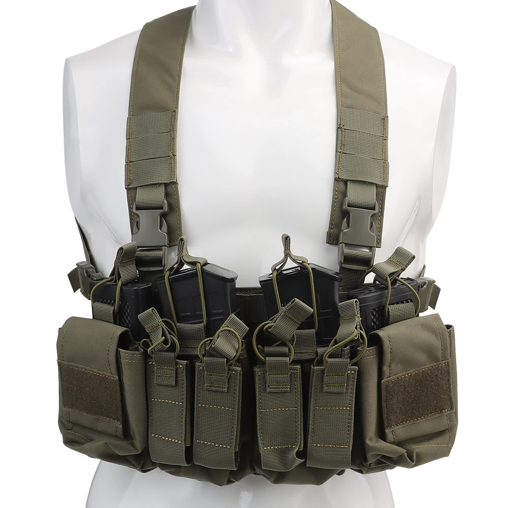 Tactical D3CRX Chest Rig Plate Carrier Harness Pistol Rifle 556 762