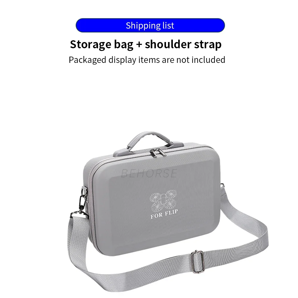 Shoulder Bag for DJI Flip/RC 2/RC N3 Hard Waterproof Storage Bags Portable Carrying Case Handbag for DJI Flip Drone Accessories
