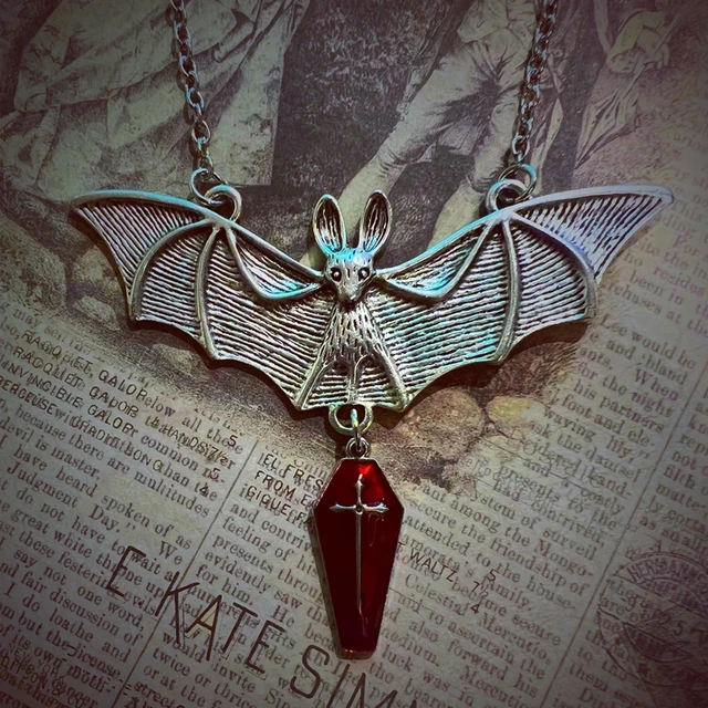 The Silver Bat Necklace