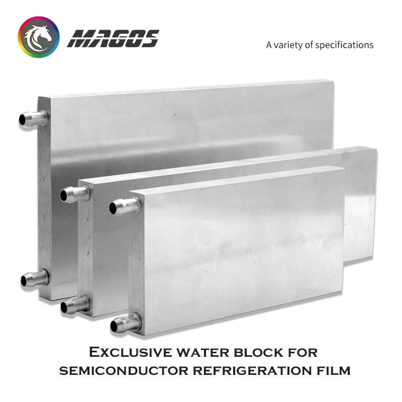Radiador de Refrigeração de Água de Alumínio para pc Dissipador de Calor Processador Cpu Watercooler Líquido 80*160 mm 80125*250 mm