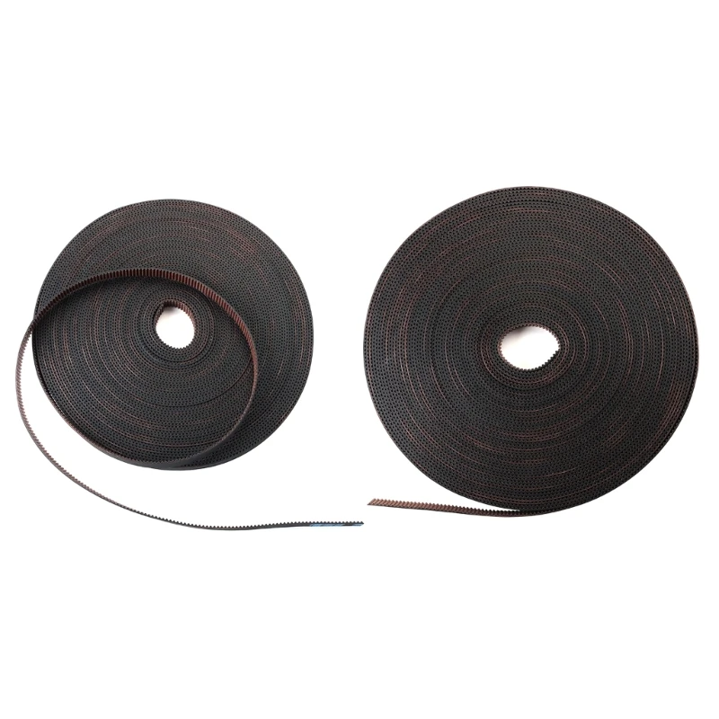 

3D Printer Timing Belt 2GT 9mm Width, 2M/ 5M Toothed Belt 3D Printer Timing Belt Dropship