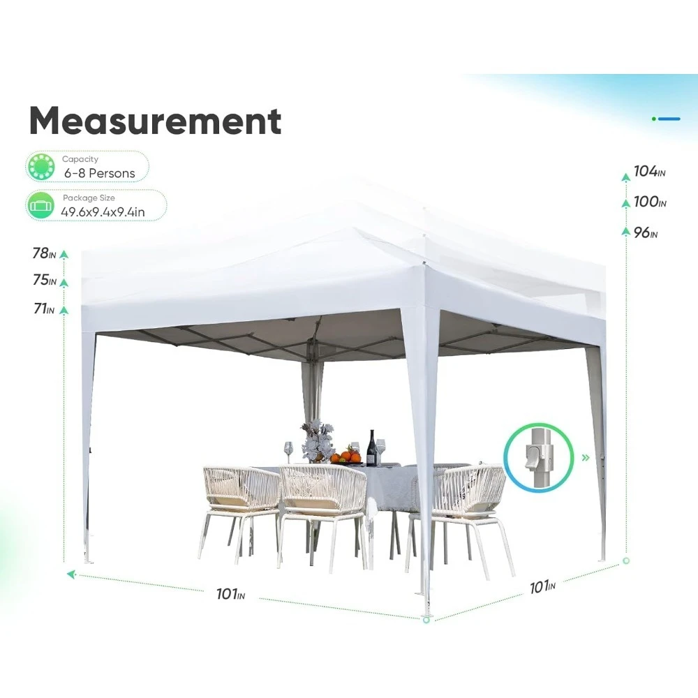 8x8 Easy Pop Up Canopy 6