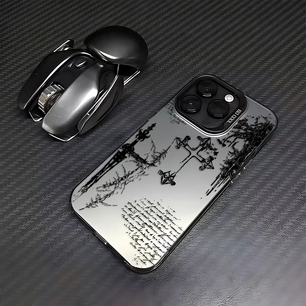 Gothic Cross Mark Dark Phone Case Cover
