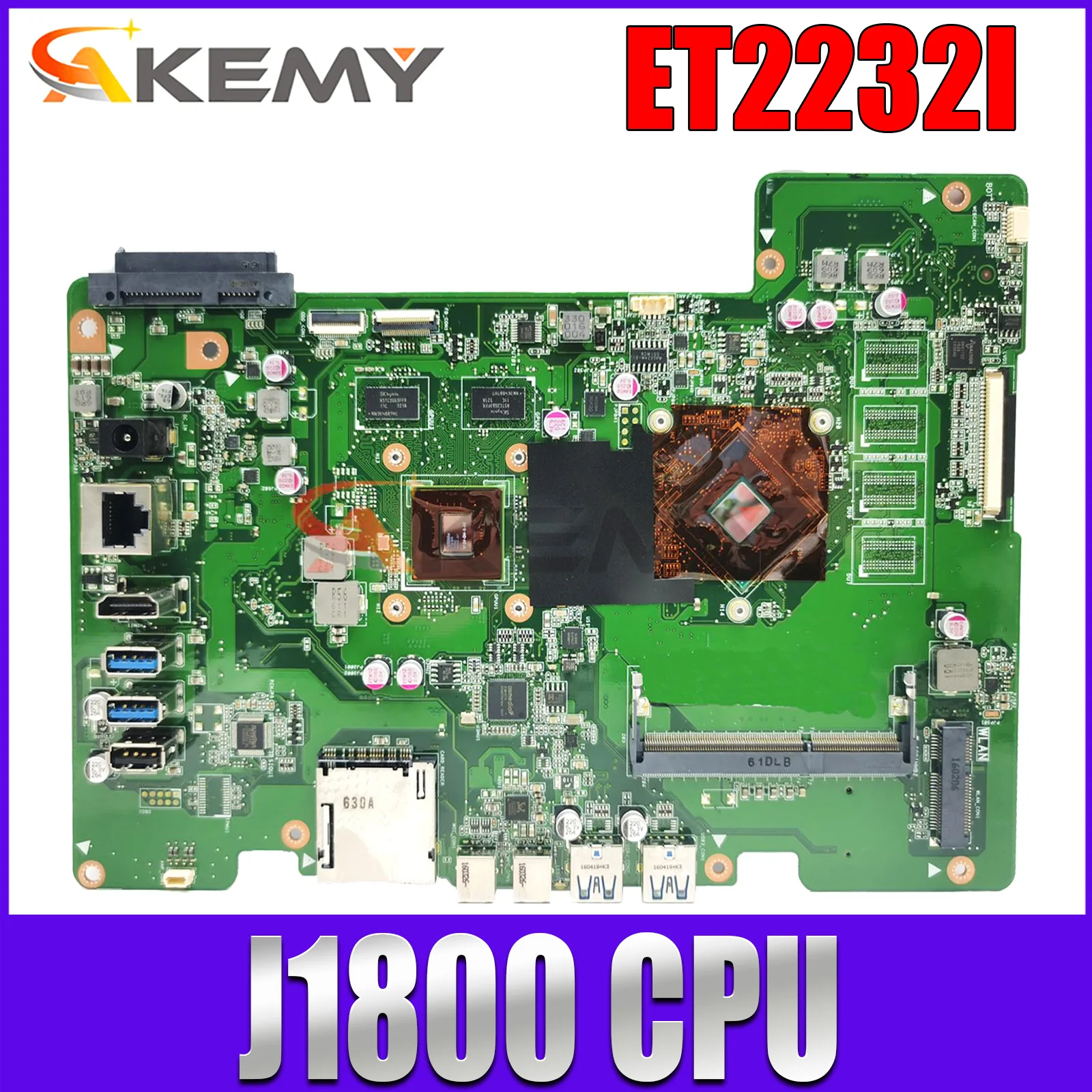 

For ASUS ET2232I motherboard rev1.2 and Pentium J1800 processor DDR3 H81 chipset integrated motherboard 100% comprehensive test