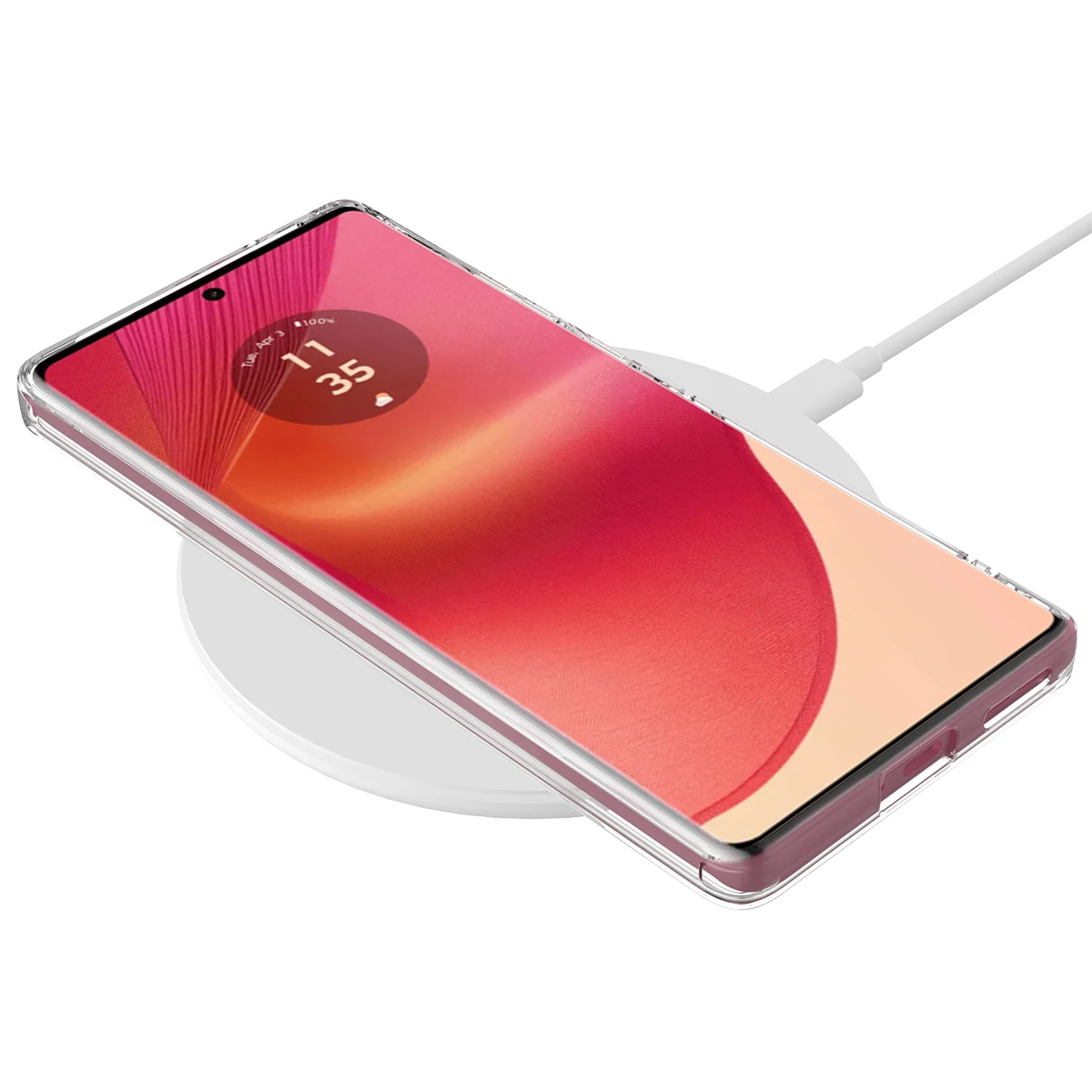 MagSafe Transparent Luxury Acrylic Wireless Charging Case