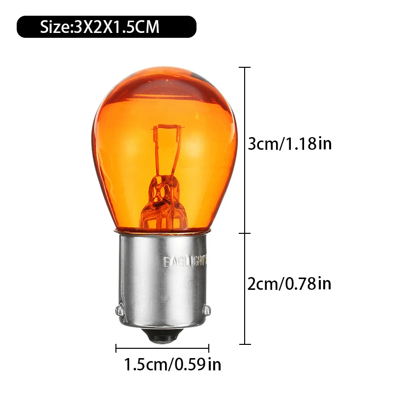 รูปสินค้า หลอดไฟ LED 12V สำหรับรถยนต์ ประหยัดพลังงาน สีเหลือง