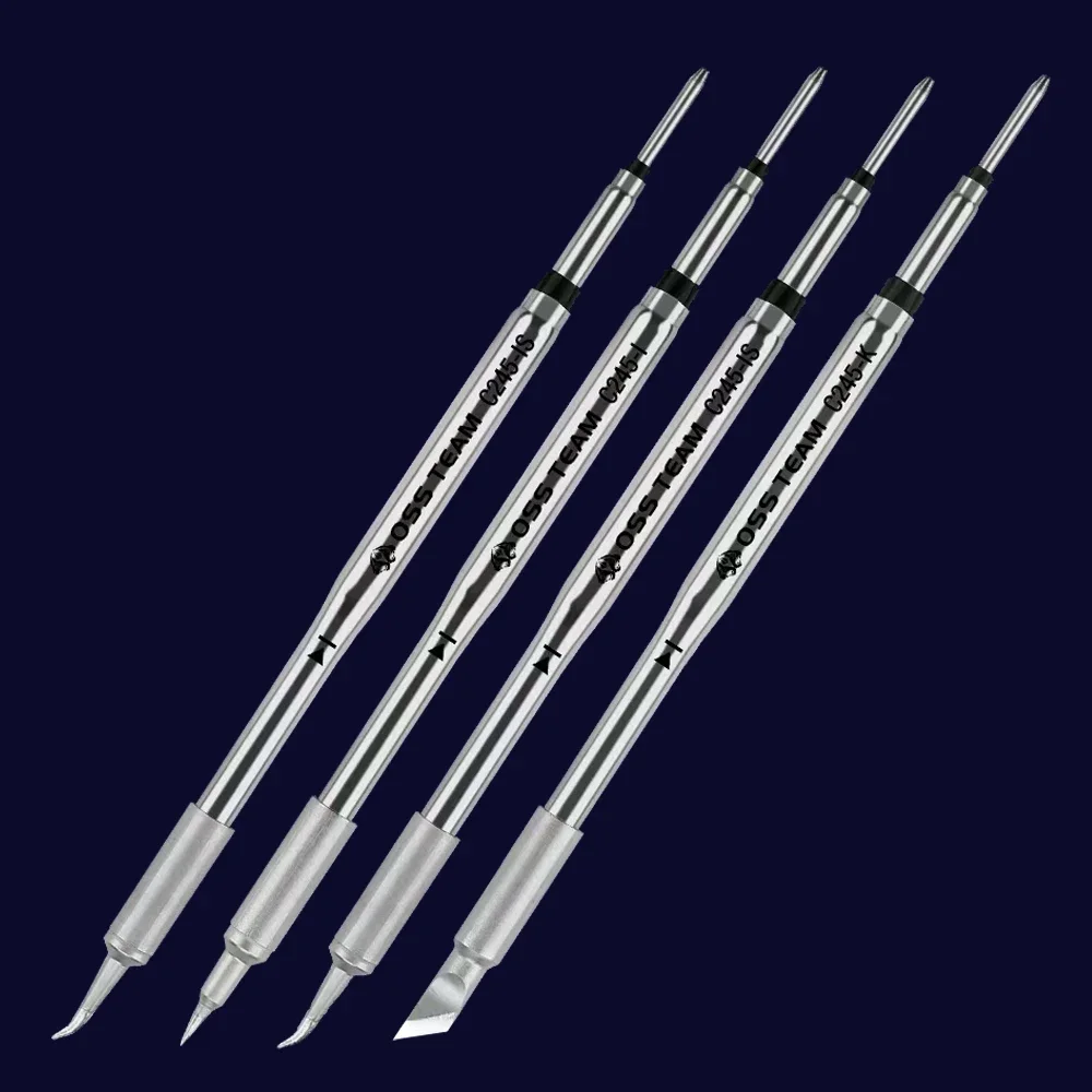 I IS K SK Tips Soldering Iron Tip Cartridges Compatible For  T245 Soldering Station Phone Repair Tool OSS C245