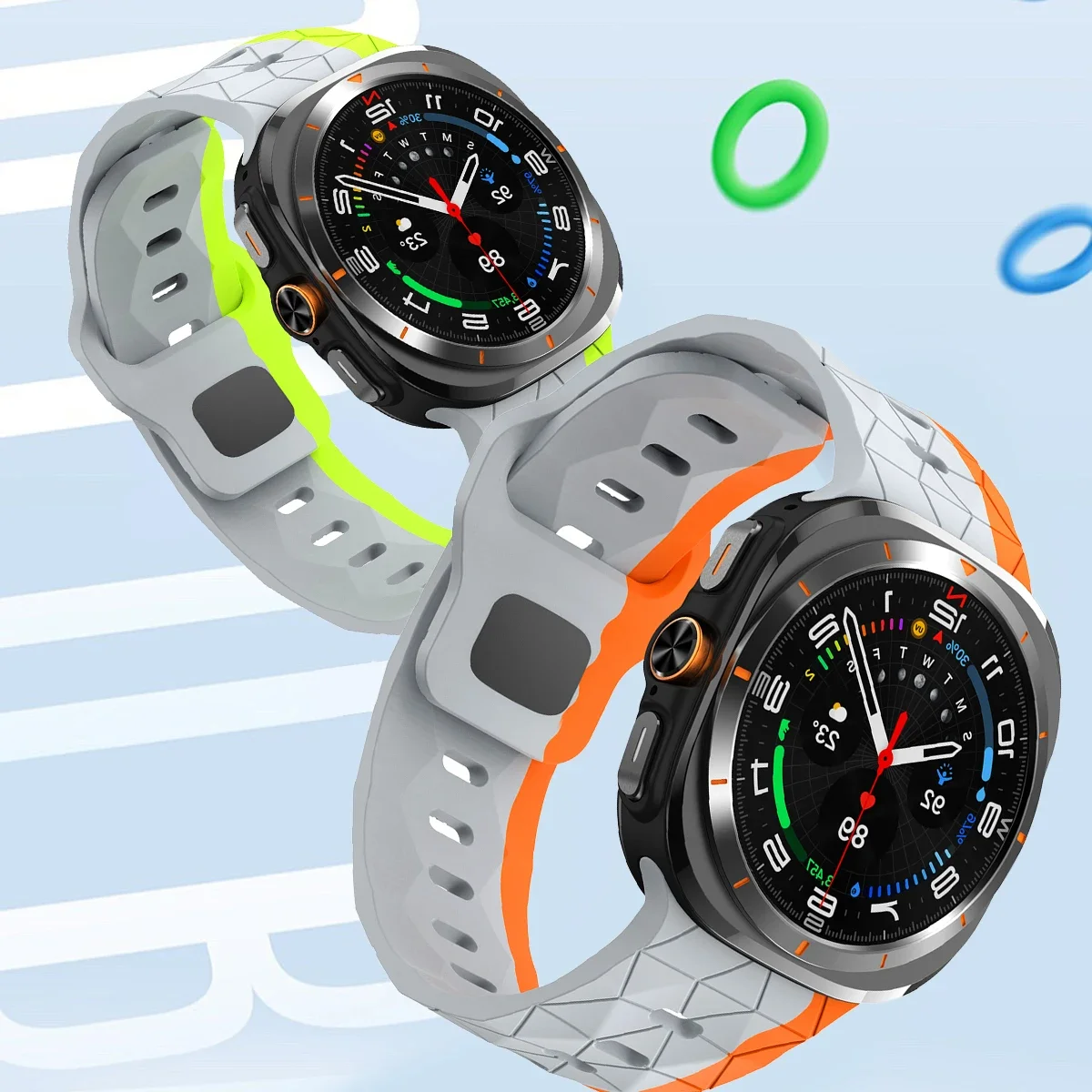 Sport Silicone Bracelet Strap - Enhanced Design