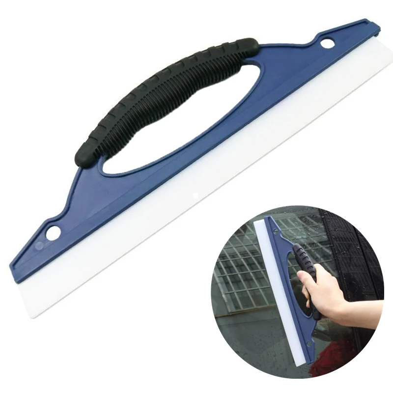 

Car Flexible Soft Silicone Wiper Window Cleaning Glass Scraper Handheld Autobody Clean Scraping Plate