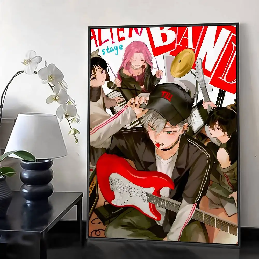 Anime A-Alien Bühne Poster Papier Druck Home Wohnzimmer Schlafzimmer Eingang Bar Cafe Kunst Malerei Dekoration – Detail 12