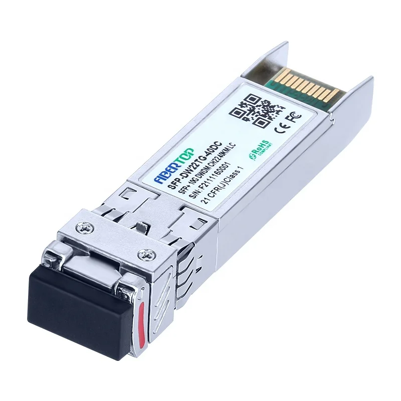 

FIBERTOP Generic Compatible 16G Fiber Channel SFP+ SMF DWDM CH17~CH61 LC 40km Transceiver Module