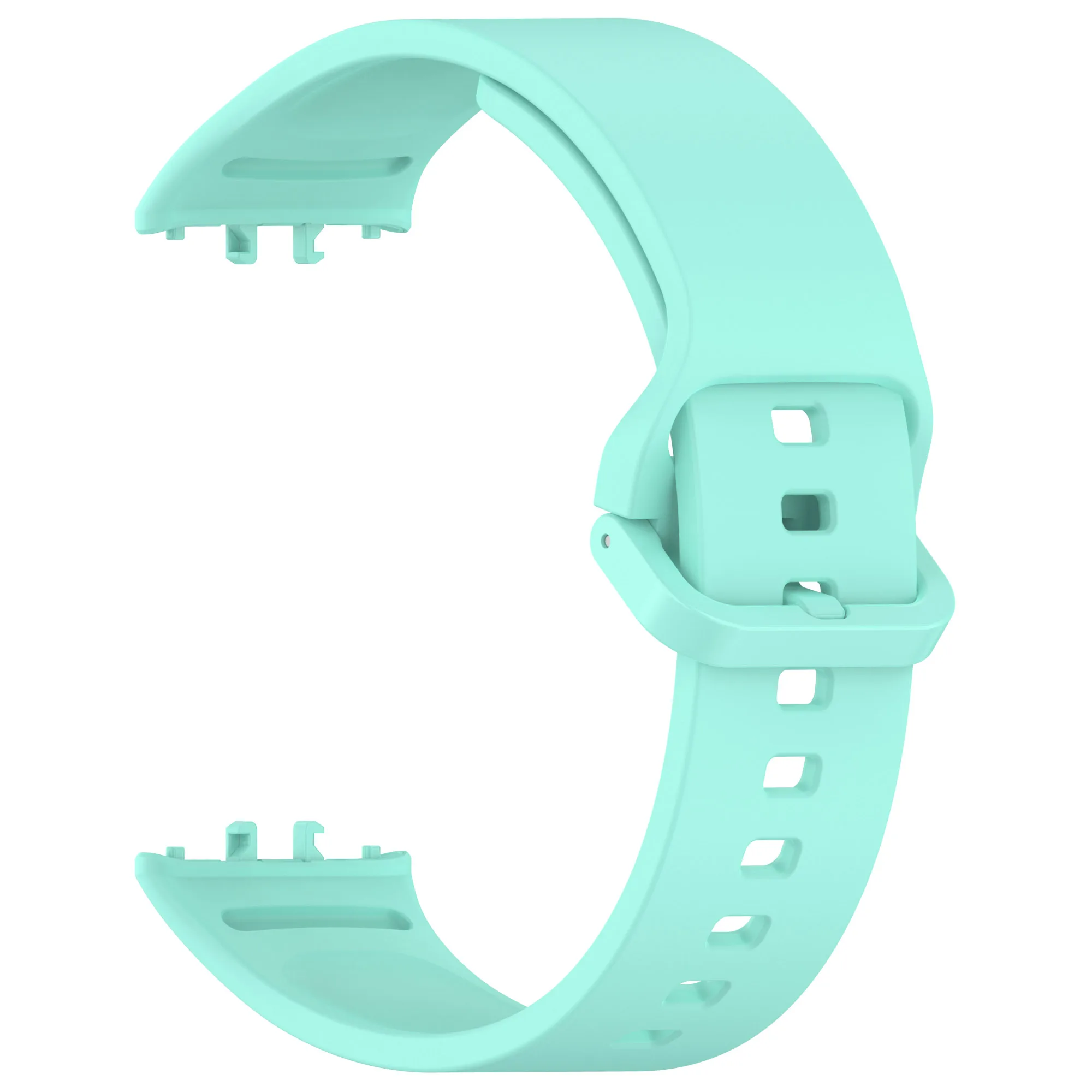 Durable Silicone Sport Watchband - Single Color Adjustable Wristband Accessory