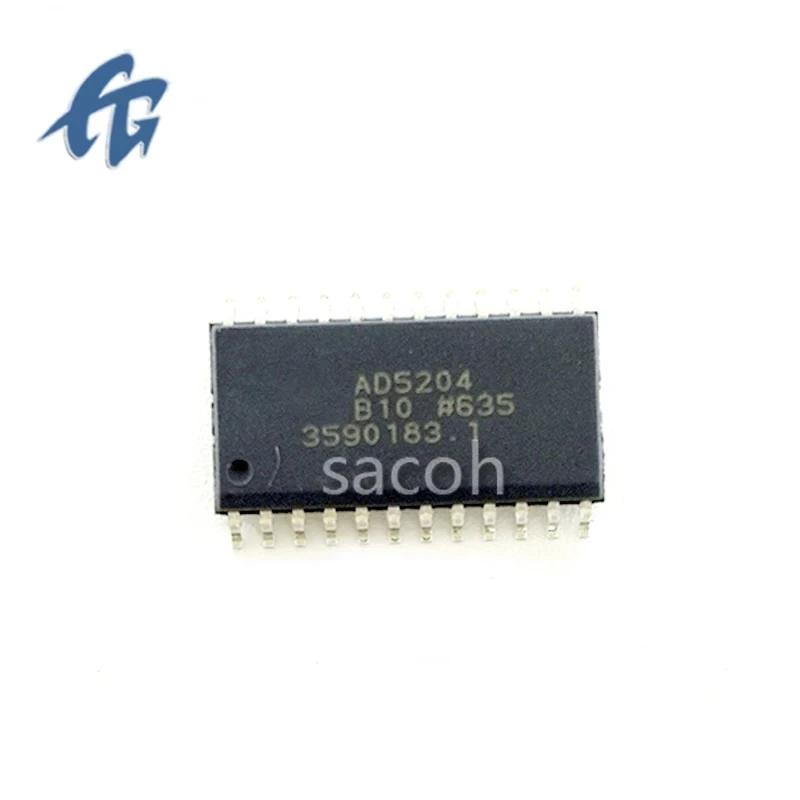 

New Original 2Pcs AD5204 AD5204B10 AD5204BRZ10 SOP24 Digital Potentiometer Chip IC Integrated Circuit Good Quality