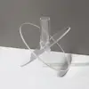 1Pc Flower Vase Elegant Durable Unique Design Vase Ornament Acrylic Shatterproof Vase for Weddings Home Office Decorations 5