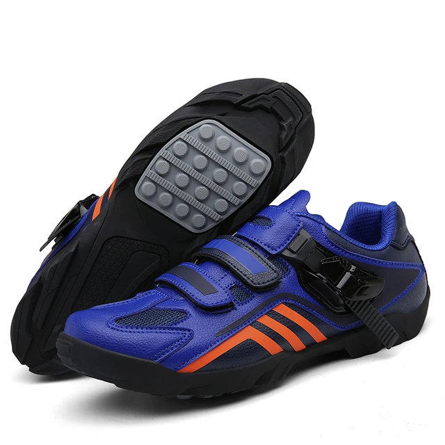 2023 Non Cleat Cycling Shoes Leather Sneaker Flat Pedal Mtb Men Women
