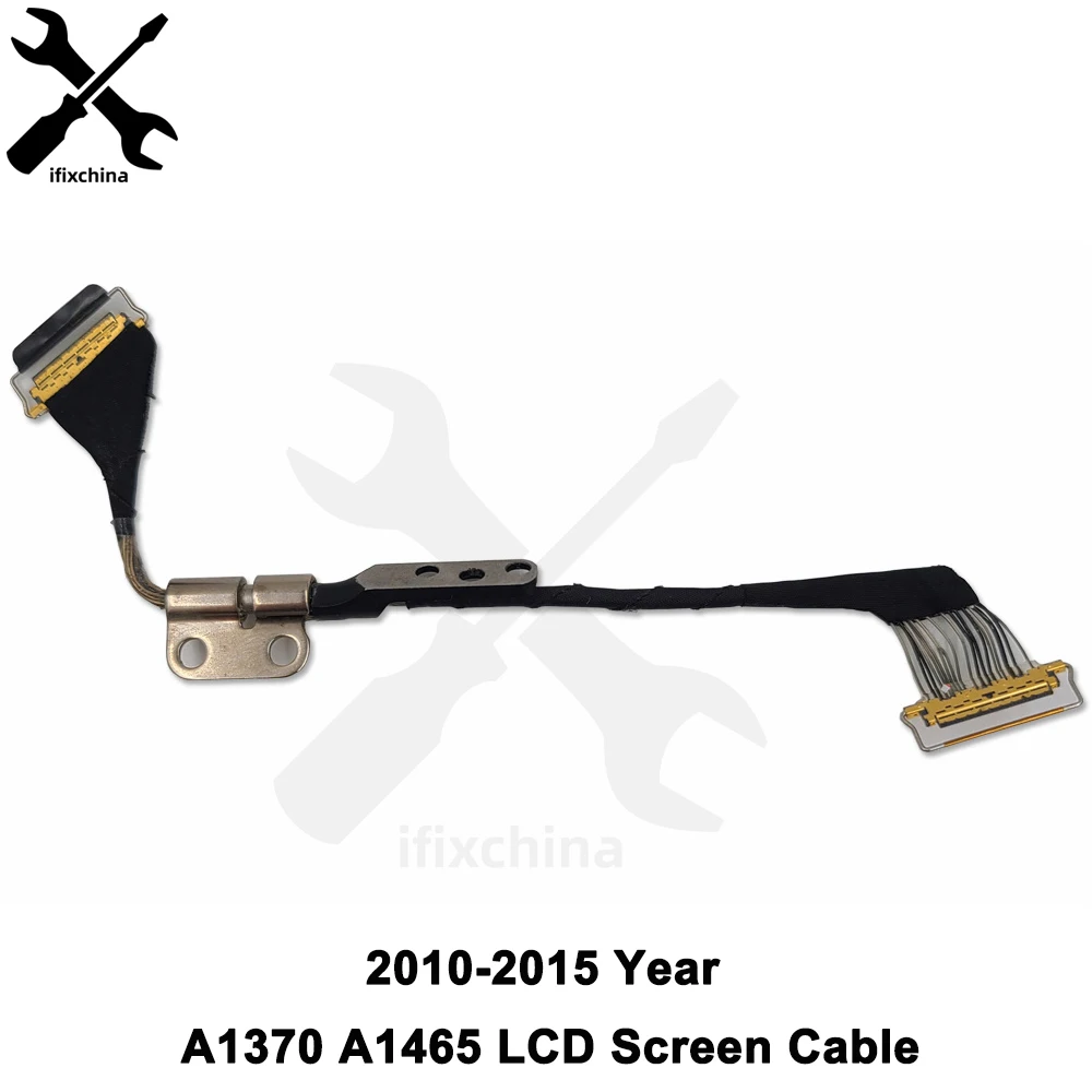 

Оригинальный кабель для экрана Macbook Air, A1370 A1465, ЖК-дисплей, LVDs, с левым шарниром, 2010, 2011, 2012, 2013, 2014, 2015 год
