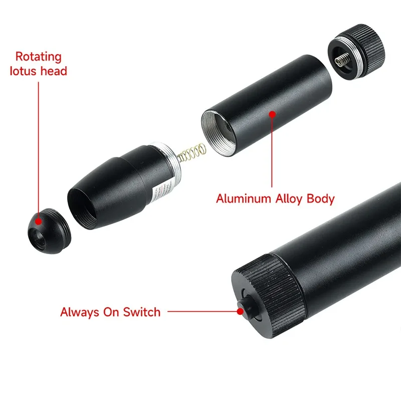 Hunting Red/Green Dot Laser Calibrator Adjustable Tactical Laser Aiming Optical Instrument Portable Accurate Professional Laser