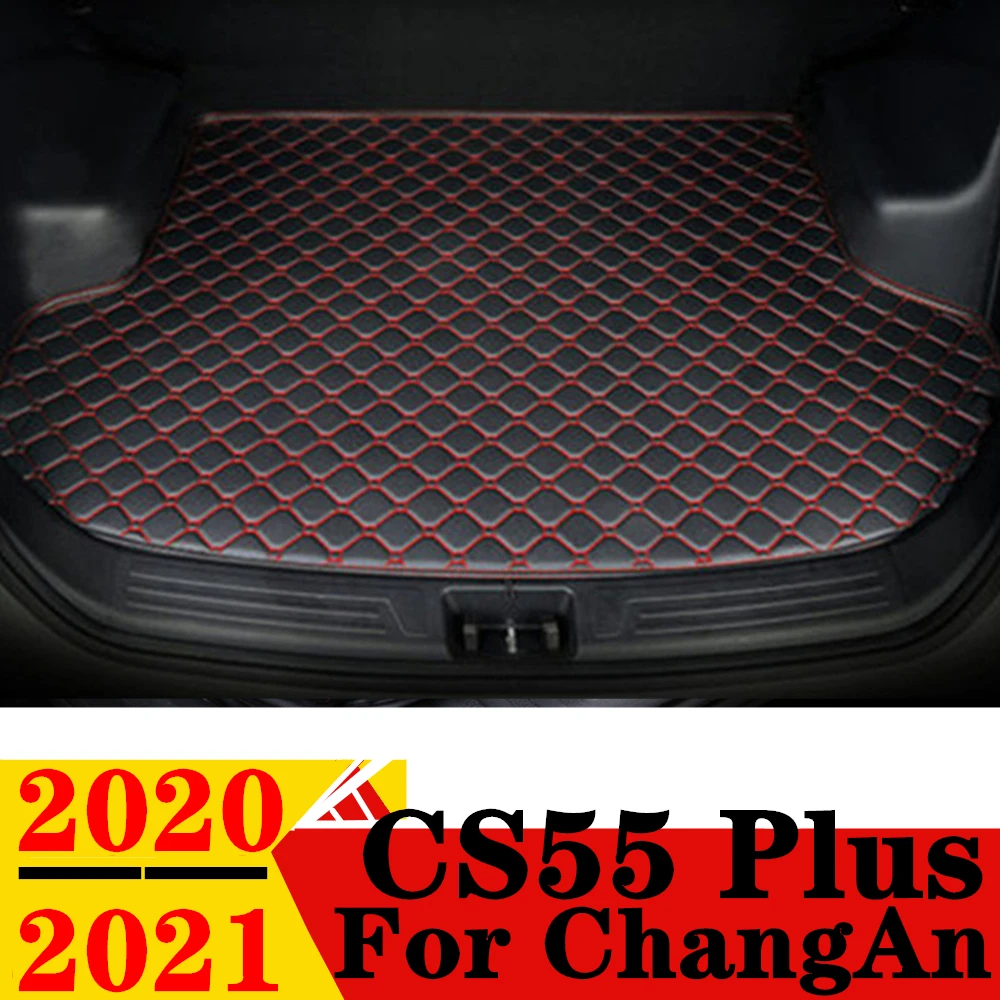 

Коврик для багажника автомобиля ChangAn CS55 Plus 2021 2020, плоский боковой защитный коврик для груза, подкладка для багажника, коврик для багажника, детали для транспортных средств