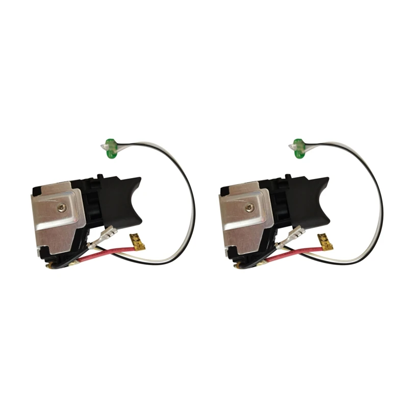 

2X Switch Trigger For Makita 650699-7 6506997 650645-0 6506450 DF330DWE DF030DWE TD090DWE TD090D DF330D DF030D DF330DWLE