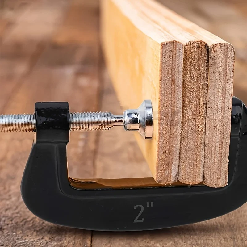 Beechip G-shaped Clip Mini C Fixture Sliding T-shaped Handle Suitable for Woodworking Welding Metal Workpieces