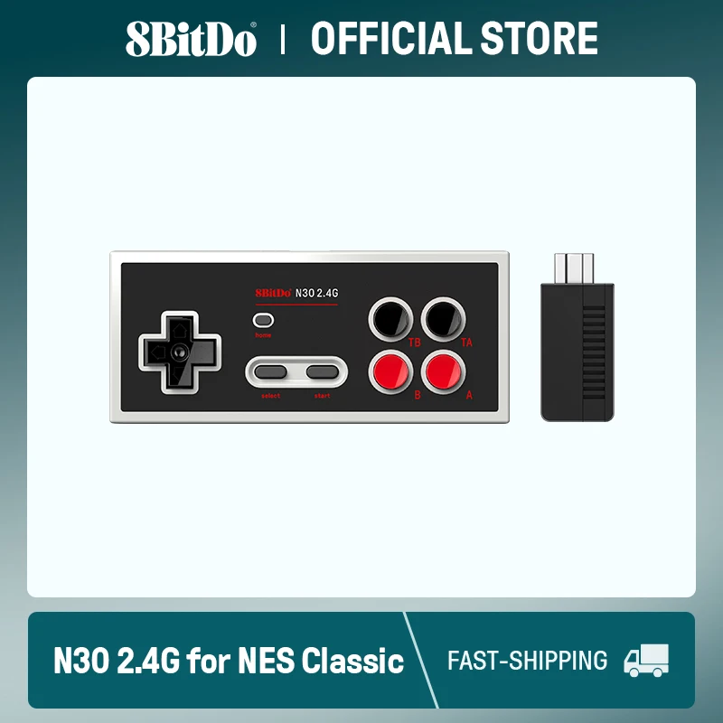 

8bitdo N30 2,4G беспроводной геймпад NES Classic Edition контроллер