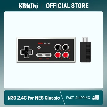 8BitDo-N30 2.4G 무선 게임패드, NES 클래식 에디션 컨트롤러
