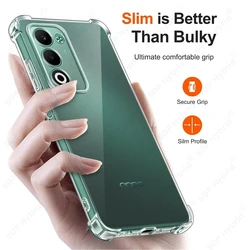 Anti - Yellowing Transparent Shockproof TPU Soft Phone Case for OPPO A5m 4G (Transparent)