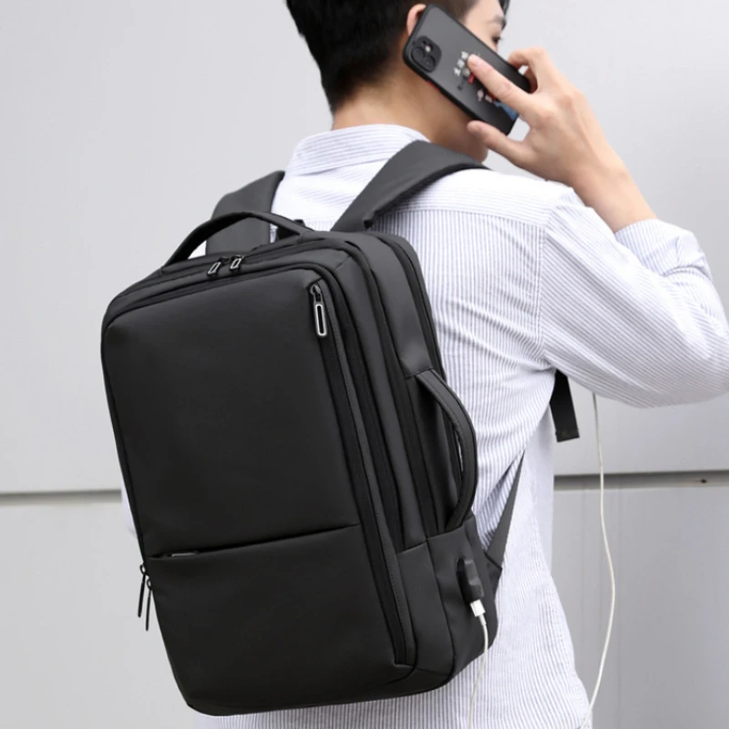 XIAOMI Men 15.6 Inch Laptop Backpack USB Notebook Backpack School Bag Travel Pack Double-Shoulder Rucksack For Male Female Women