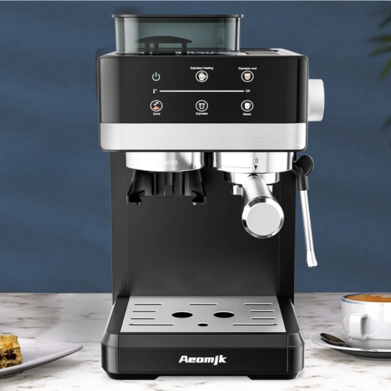 Hot and Cold Dual Extraction and Grinding Italian Coffee Machine Portable Automatic Home Smart Coffee Machine Grinder