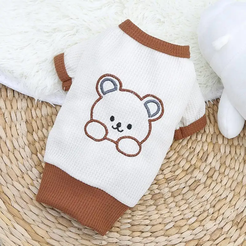 반려동물 고양이 코스튬, 강아지 의류, 고양이 의류, 개 조끼, 개 티셔츠, 고양이 스커트, 곰 패턴, 강아지 드레스