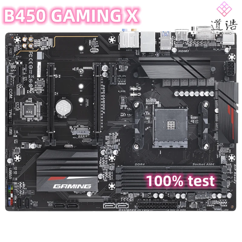 For B450 GAMING X Motherboard 64GB DVI HDMI AM4 DDR4 ATX B450 Mainboard 2 Se9ecbff179704d6295b969d96a22430dP