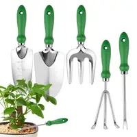 Gardening Hand Tool Set Ergonomic Handle Anti Slip 5pcs Rake Shovel Stainless Steel Garden Tool Sets Multifunctional Gardening 1