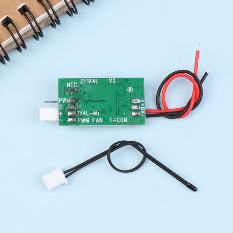 1/3/5pcs DC12V PWM 컨트롤러 팬 속도 조절기 컴퓨터 케이스 팬 제어용 온도 프로브 장착