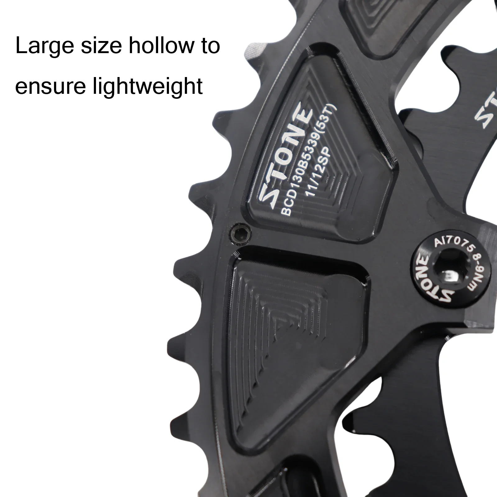 BIKECO Plateau large et étroit pour vélo 110/130BCD 5 vis