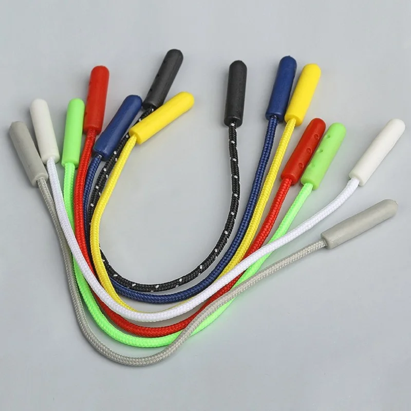 

10/20Pcs Zipper Pull Puller End Fit Rope Tag Replacement Clip Broken Buckle Fixer Zip Cord Tab Travel Bag Suitcase Tent