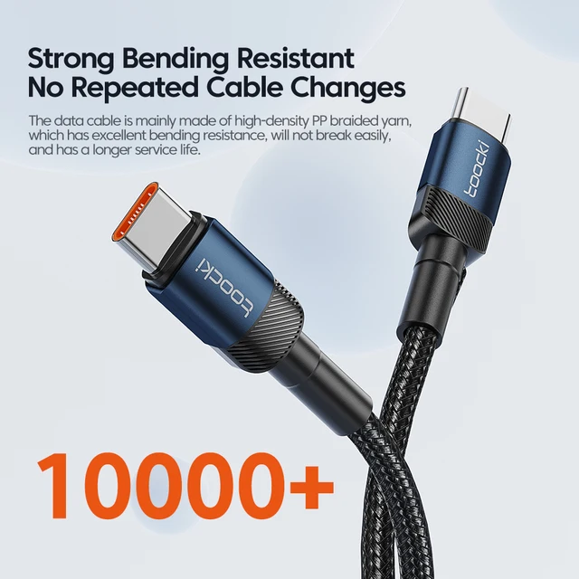 cable USB C vers Type C 100W, charge rapide PD, câble de données pour Macbook – Image 4