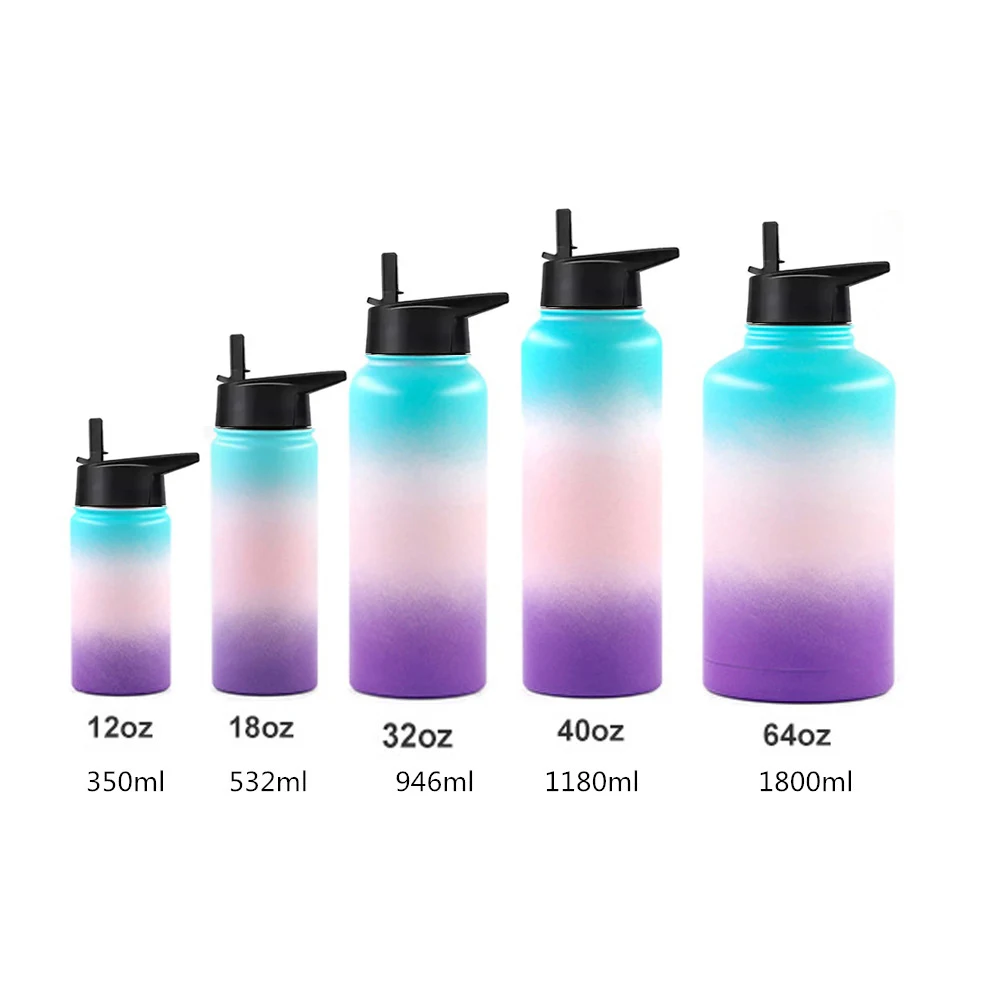 12oz 18oz 32oz 40oz Large Capacity Water Bottle 4