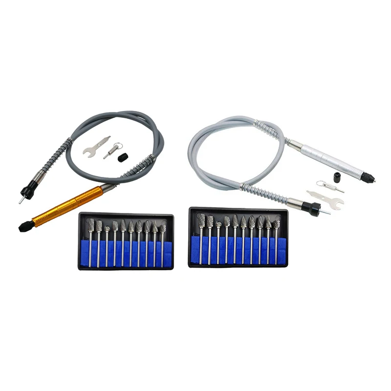 

108Cm Flexible Flex Shaft With Keyless Chuck 1/8 Inch 3.175Mm Connector Electric Grinder Power Rotary Tool