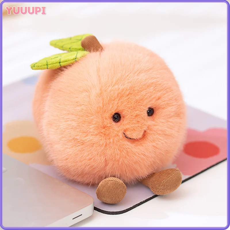 Jelly Cat Honey Peach Plush Toys Smiling Face Fruit Series Play House Home Decoration Pet Interactive Toy for Kids Birthday Gift - AliExpress